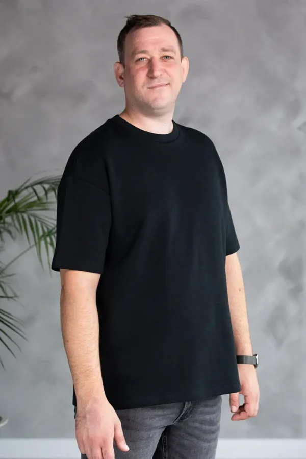 Eesti disaini meeste must t-särk