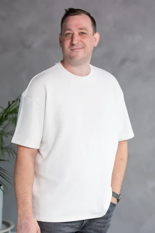 meeste valge t-särk