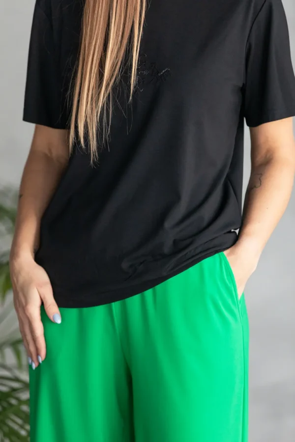 must naiste oversized t-särk